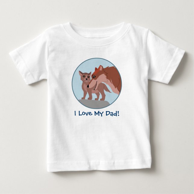 Farvarg och valp tee shirt (Framsida)