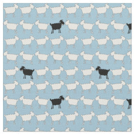 Fårvita svarta roligtar tyg