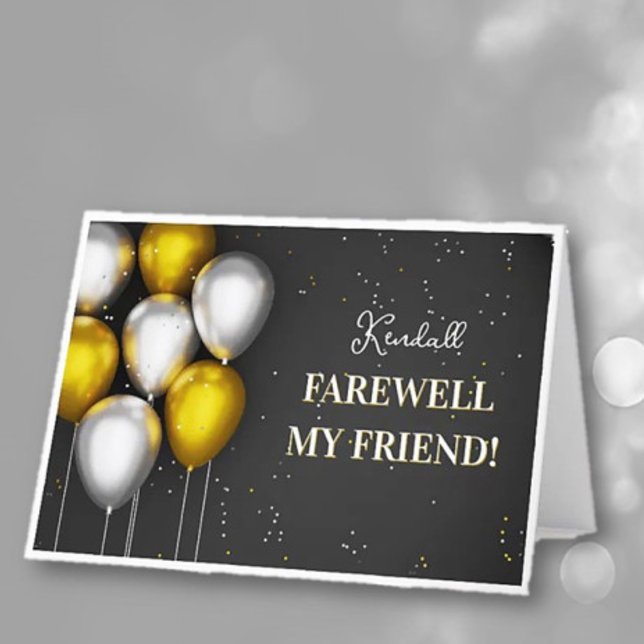 Farwell Friend Greeting Card Kort (Skapare uppladdad)