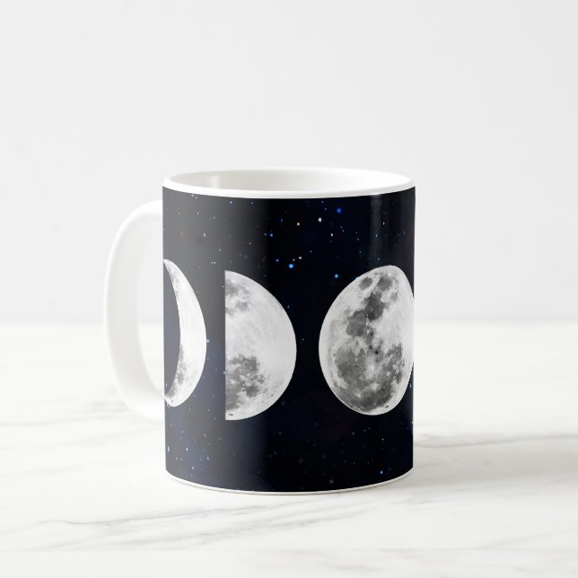 Fas i Måne Galaxy Kaffemugg (Framsida vänster)