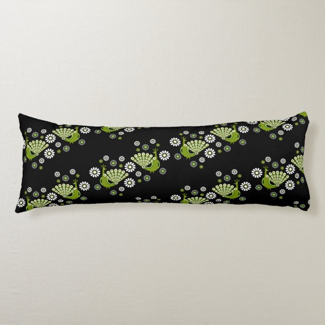 Fasaner Peacock Art Kroppskudde (Framsidan)