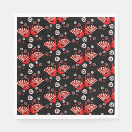 Fasaner Peacock Art Pappersservett