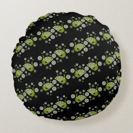 Fasaner Peacock Art Rund Kudde