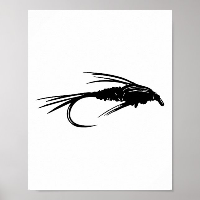 Fasanstjärt Nymf Kläckande Fluga Flugfiske Present Poster (Framsidan)