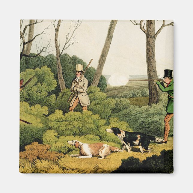 "Fasasant Shooting", pub. från Thomas McLean, 1820 Magnet (Framsidan)