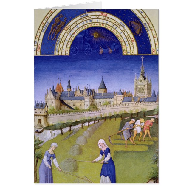 Fascimile av Juni: Slåtter Hälsningskort (Framsidan)