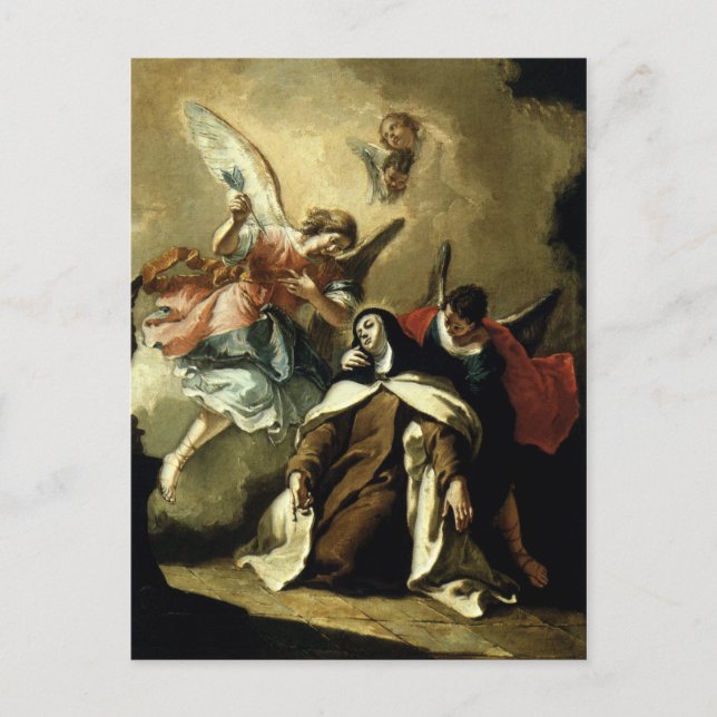 Fascination av St Therese - Fontebasso Vykort (Framsida)