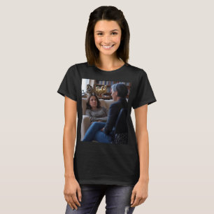 Fascination med ankor kvinnor svart T-shirt