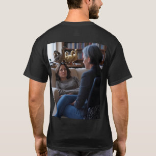 Fascination med ankor män svart T-shirt baksida