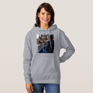 Fascination With Ducks dam grå hoodie T Shirt