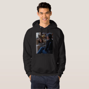 Fascination With Ducks herr svart hoodie