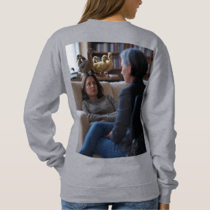 Fascination With Ducks kvinnor grå sweatshirt baks T Shirt