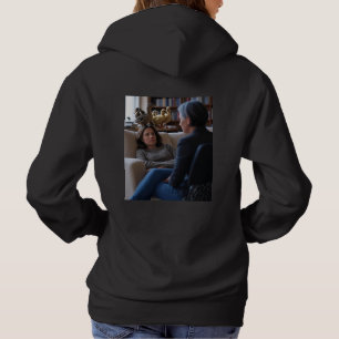 Fascination With Ducks kvinnor svart hoodie baksid T Shirt