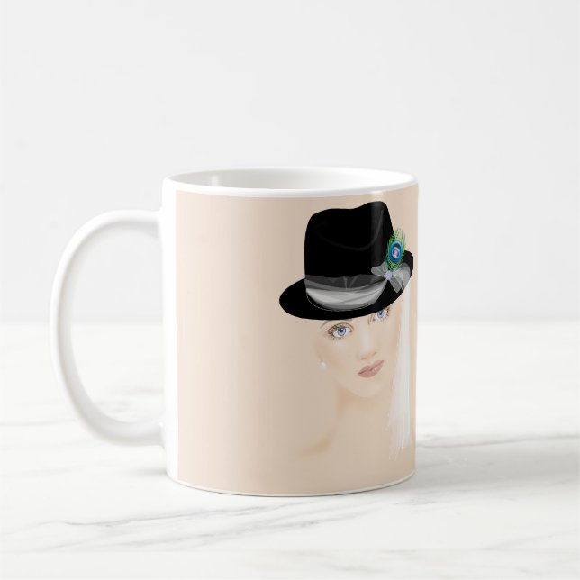 Fascinatorer - Fedora Kaffemugg (Vänster)