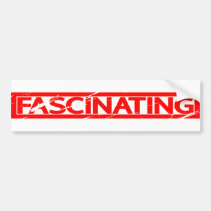 Fascinerande Frimärke Bildekal