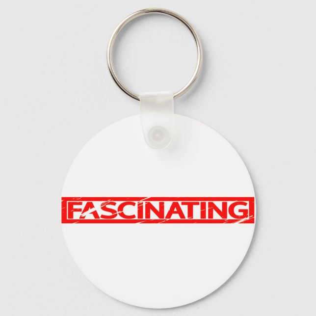 Fascinerande Frimärke Nyckelring (Framsida)