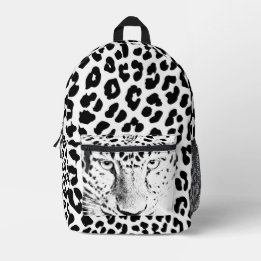 Fascinerande Kattdjur - Leopard Print Backpack