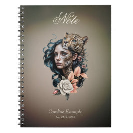 Fascinerande samspel mellan djur och människa anteckningsbok