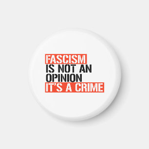 Fascism är ingen åsikt magnet