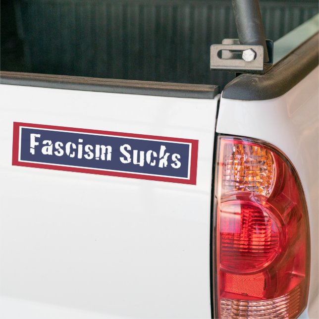 Fascism Sucks Bildekal (På lastbil)