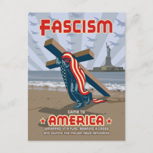 Fascismen föll vykort