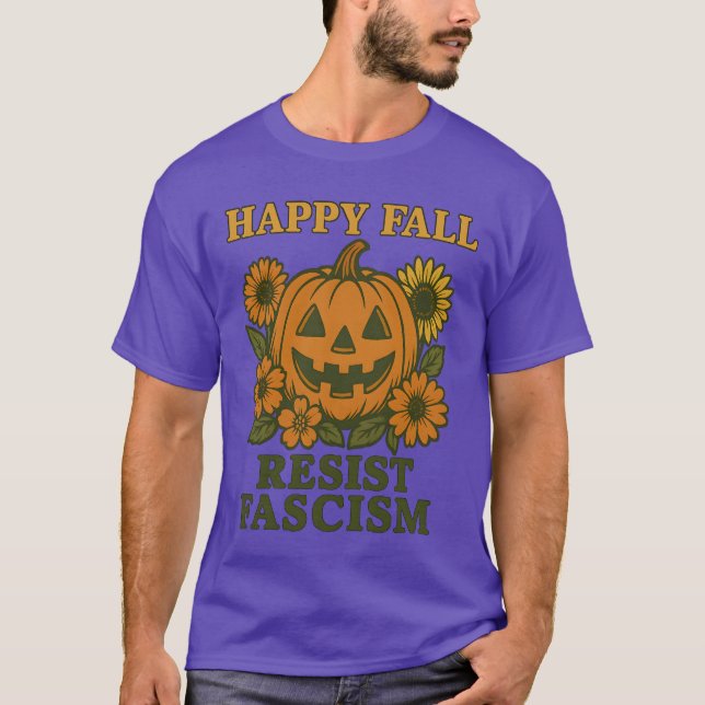 fascismen i lycklig-fallfascismen t shirt (Framsida)