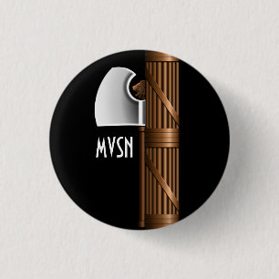 Fascist Mussolini för Fasces lictoriae MVSN Knapp