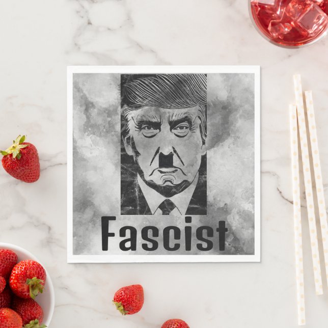 Fascist Trump-Pappersservett Pappersservett (Insitu)