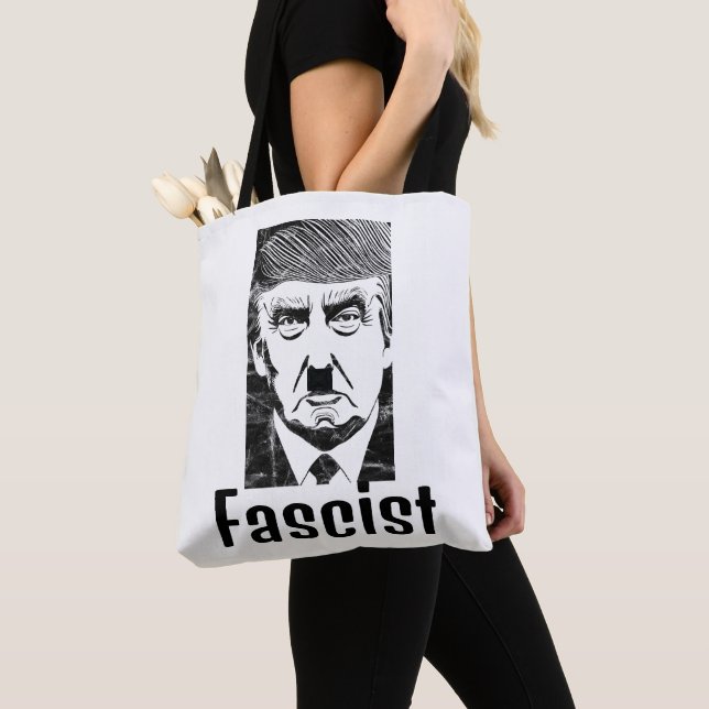 Fascist Trump Tote Bag Tygkasse (Närbild)