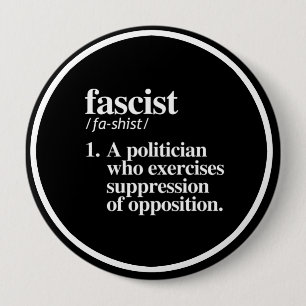 Fascistdefinition - en politikar som övar su knapp