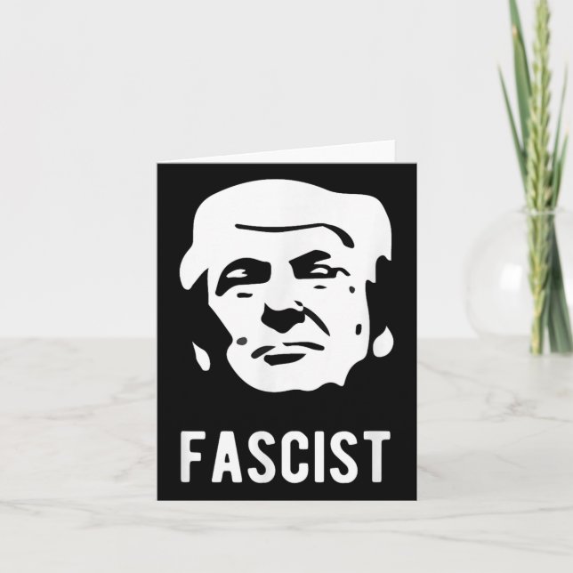 Fascistisk antitrump kort (Framsida)