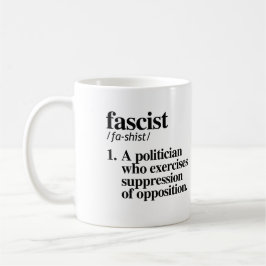 Fascistisk definition kaffemugg