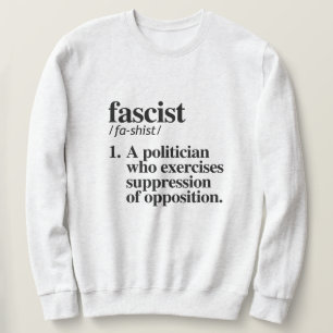 Fascistisk definition lång ärmad tröja