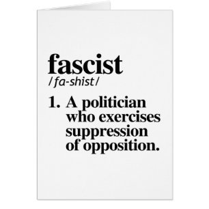 Fascistisk definition OBS kort