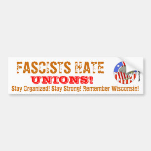 Fascistshatunioner Bildekal