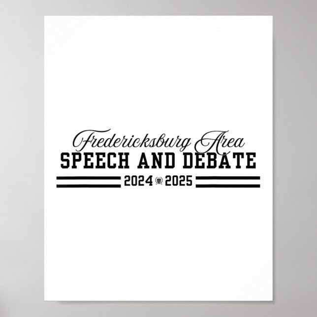 Fasd Tal och debatt 2024-2025 Poster (Framsidan)