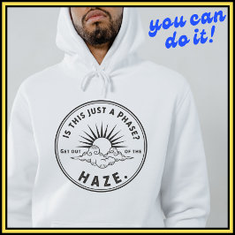 Fasdimning Hoodie: Tydlighet mindsetkläder Hoodie