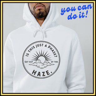 Fasdimning Hoodie: Tydlighet mindsetkläder Hoodie