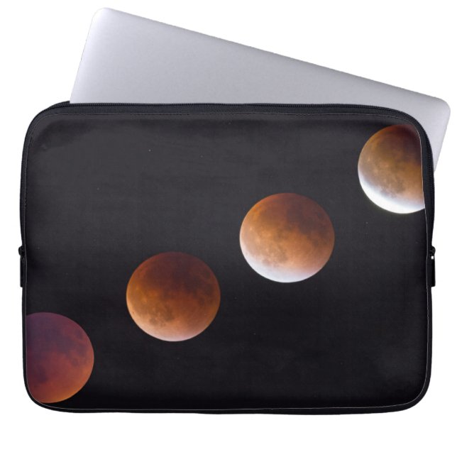Faser av totalt Lunar Eclipse | Seattle Laptop Fodral (Framsidan)