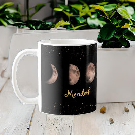 Faser i Måne på en Personlig i Starry Natt Kaffemugg