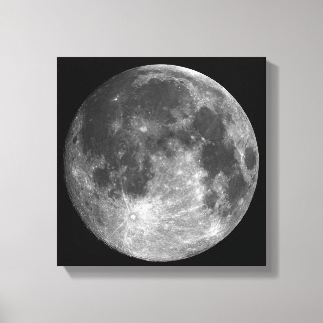 FASERNA I MÅNE-SERIERNA, FULLSTÄNDIGT MOON. FOTO 1 CANVASTRYCK (Framsida)