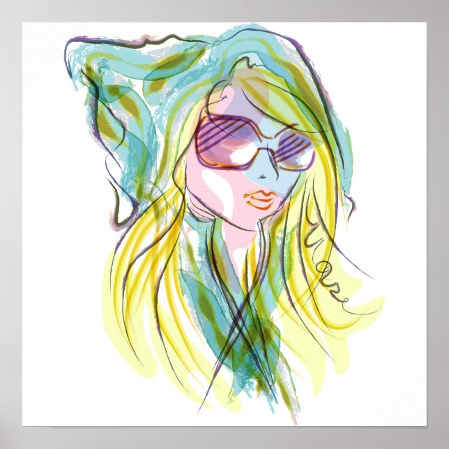 Fashiom-flicka Poster (Framsidan)