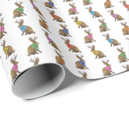 Fashion Forward Jackalopes Wrapping Paper Presentpapper