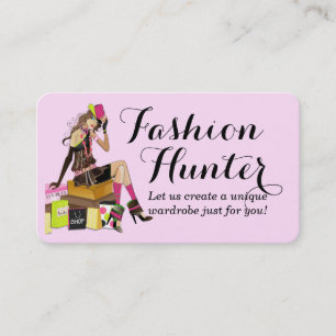Fashion Hunter Business Card Visitkort