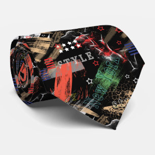 Fashionable abstrakt grunge slips