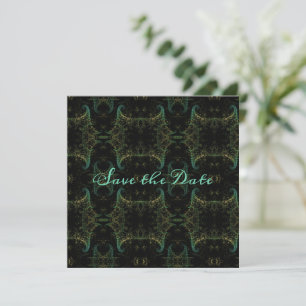 Fashionable Abstrakt Save Date Spara Datumet