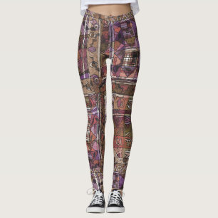 Fashionable African abstrakt Tribal Leggings