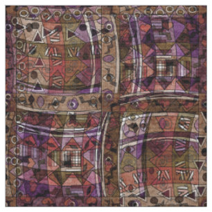 Fashionable African abstrakt Tribal Tyg