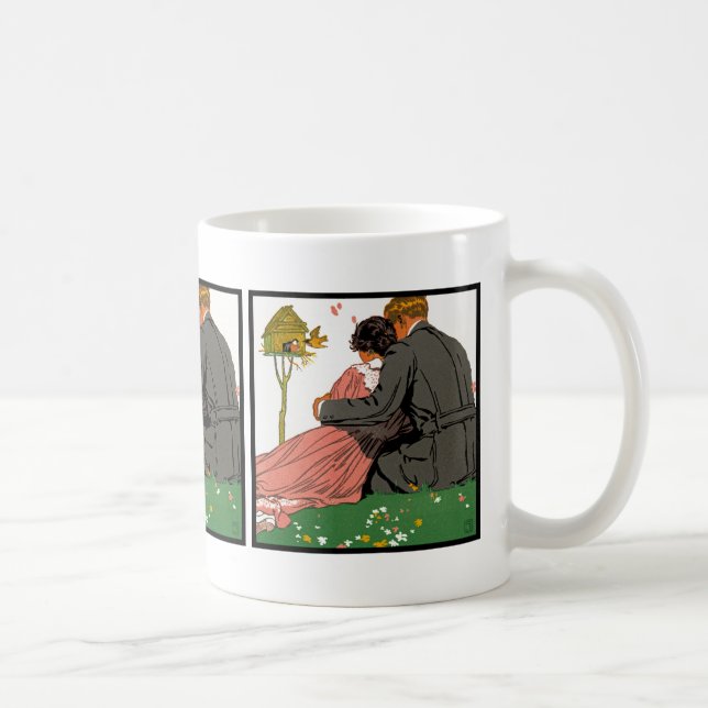 Fashionable Älskare Kaffemugg (Höger)