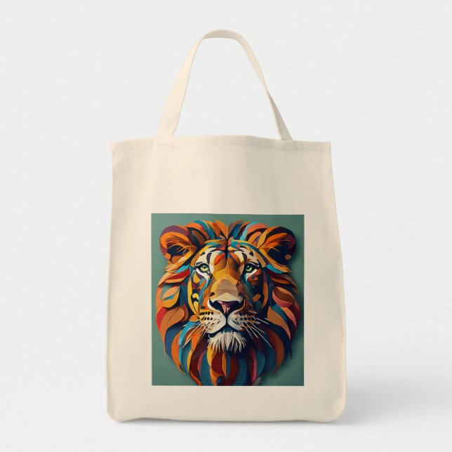 Fashionable and aily använda bag tygkasse (Framsidan)